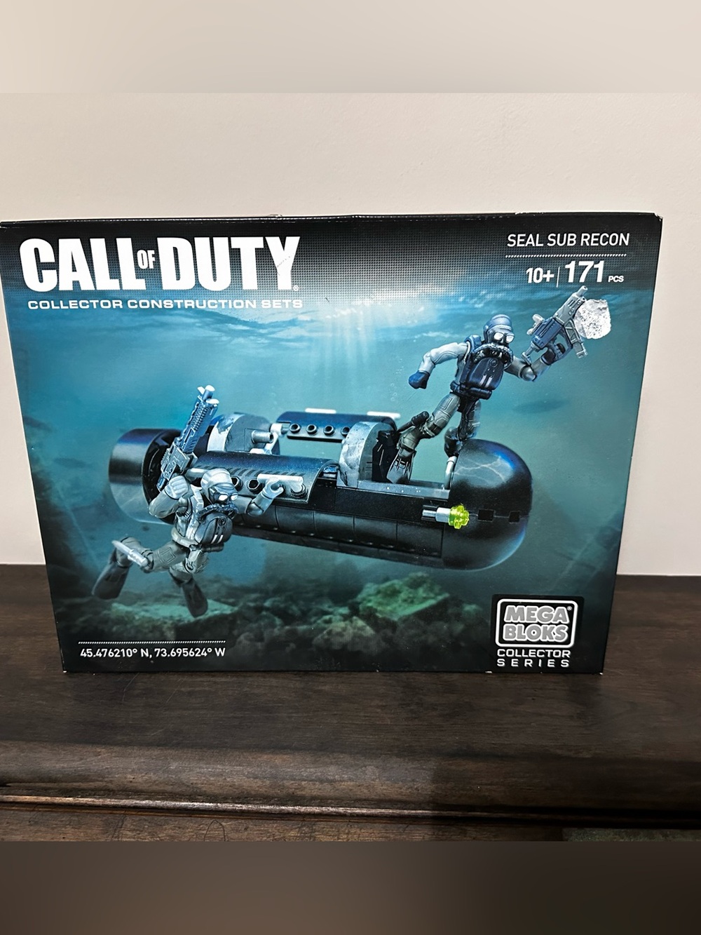 NWT Call of Duty Seal Sub Recon Mega Bloks Set - COLLECTOR SERIES